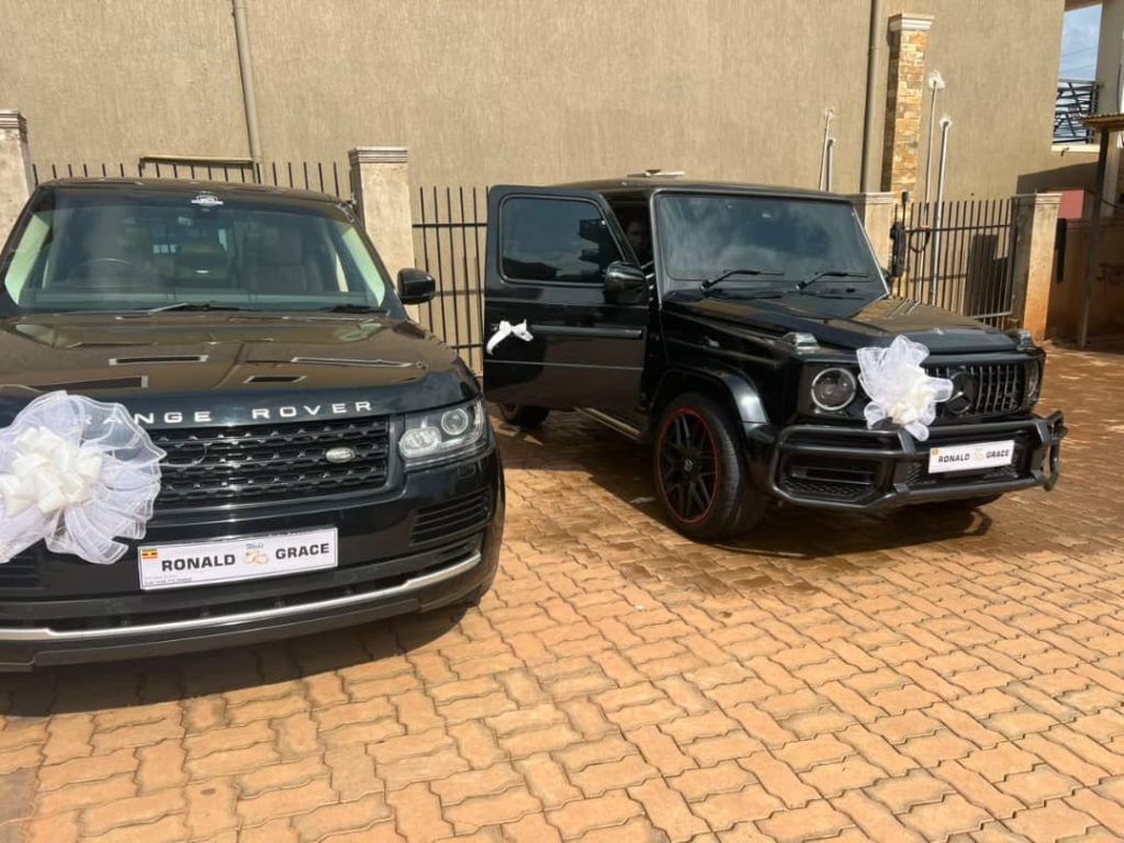 Range Rover Wedding cars in Kampala