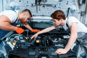 Check the technical conditions of a car