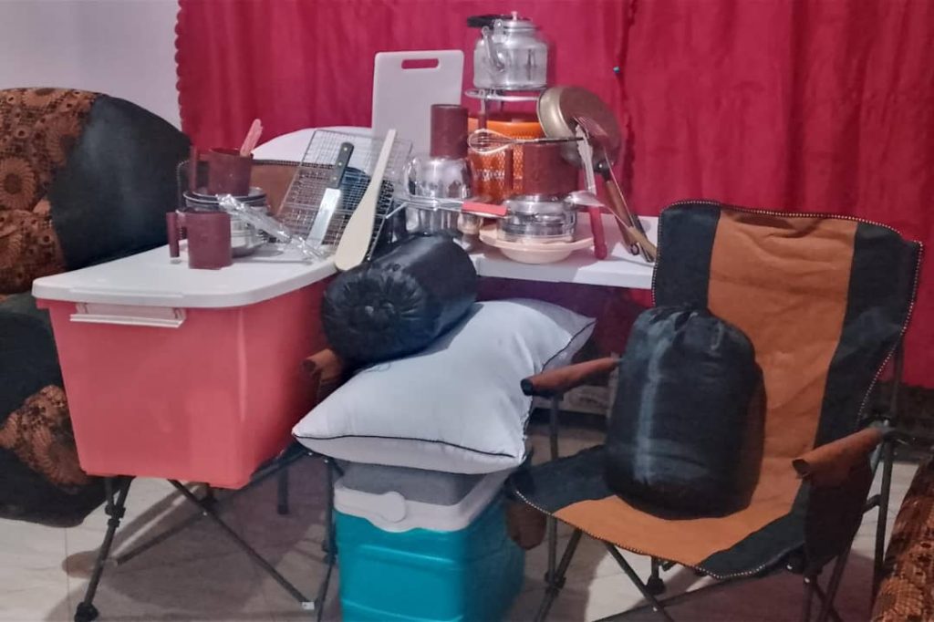 Camping Equipment Included